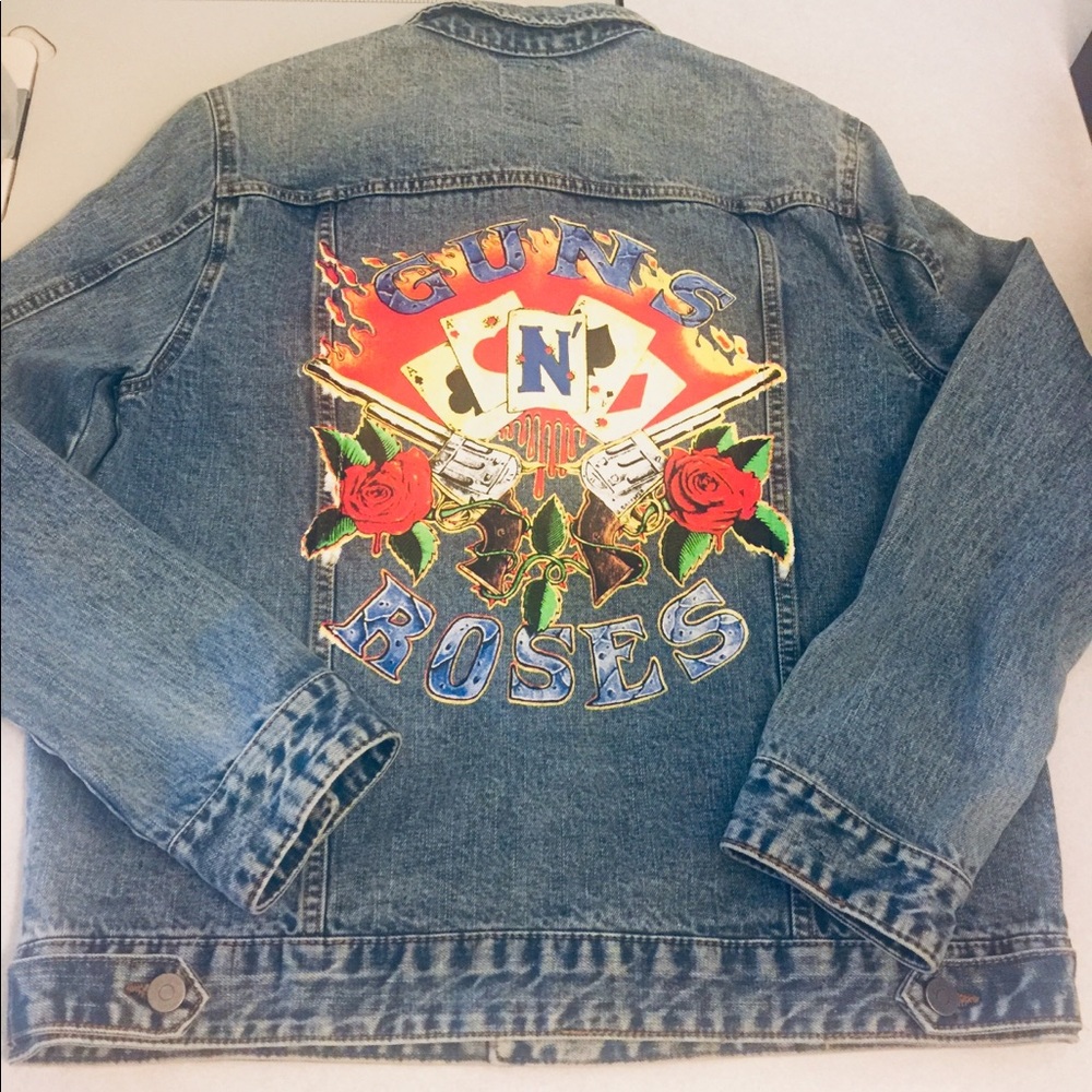 *Rare* Vintage Official Guns And Roses Denim Jkt.